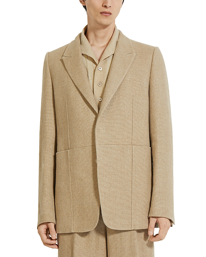 Zegna Regular Fit Linen Chore Jacket