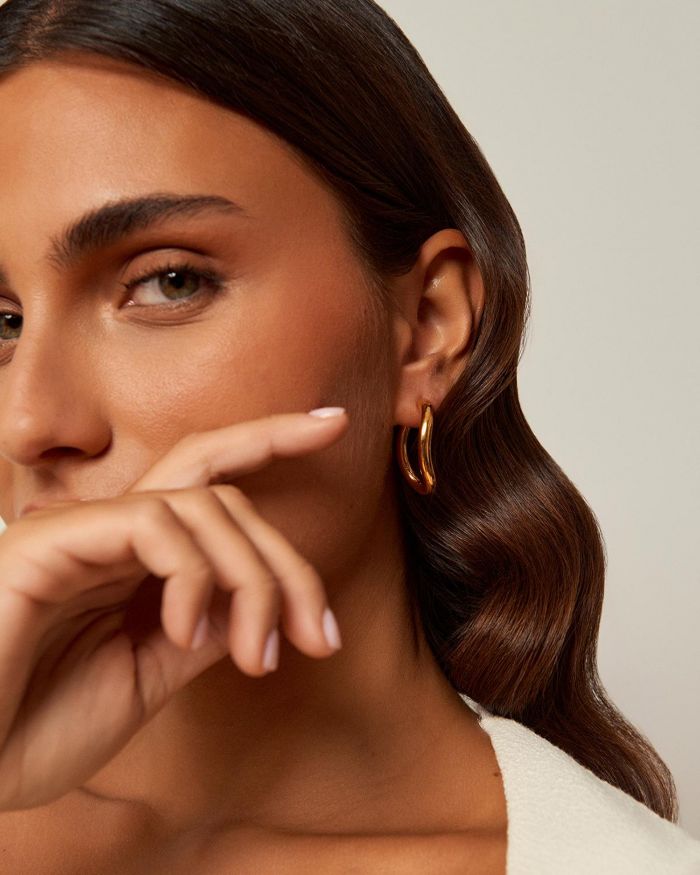 Queen Hoop Earrings