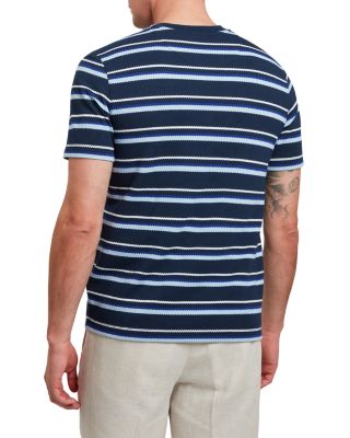 Gorano Textured Striped Tee