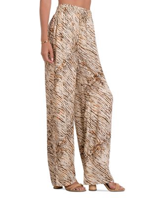 Printed Wide Leg Pants