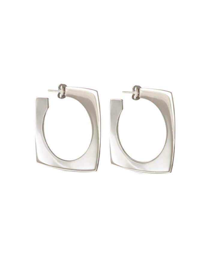 Aldaba Slim Hoop Earrings