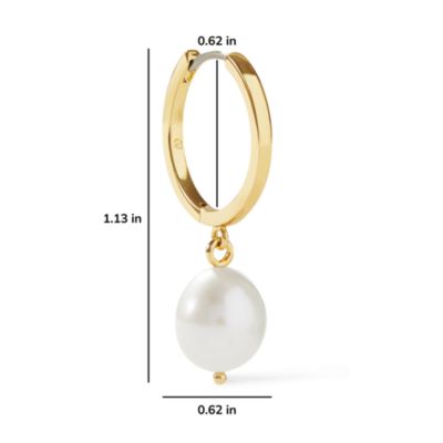 Pearl Hoops - Medium Frida