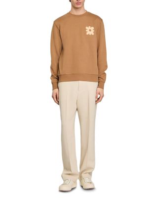 Sweatshirt With Flower Patch