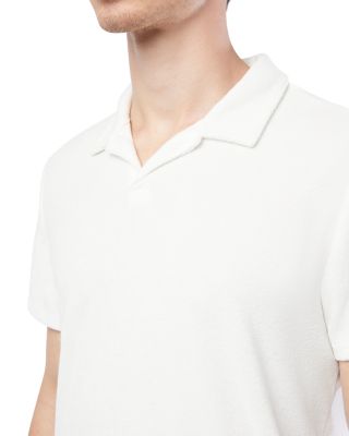 Terry Open Collar Polo Shirt