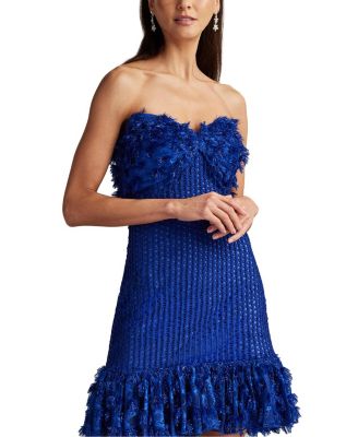 Carmen Lace Fringe Mini Dress