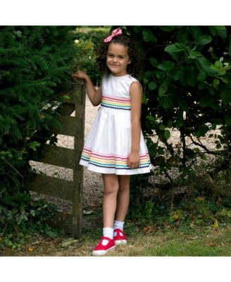 Girls' Ric Rac Applique Dress - Little Kid, Big Kid