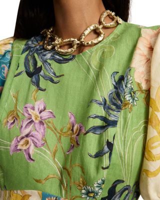 Avery Spliced Midi Dress