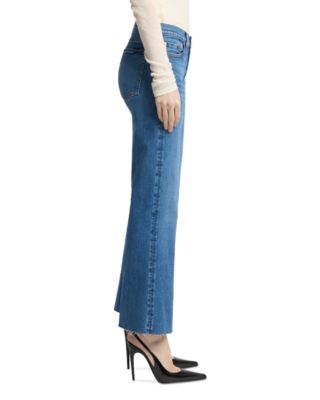Dojo Mid Rise Cropped Flare Jeans in Yuma