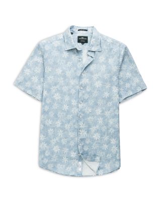 Belleknowes Regular Fit Short Sleeve Linen Shirt 