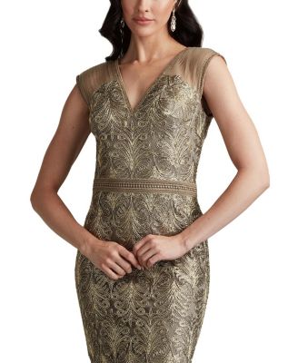 Evonne Sequin Embroidered Dress