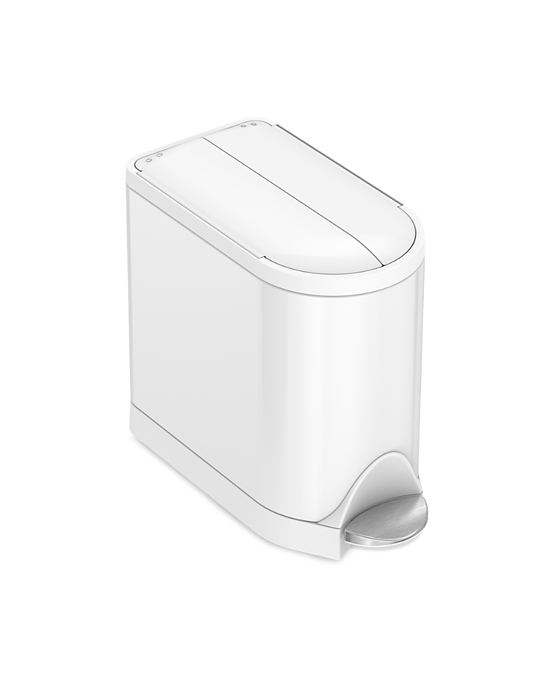 Simplehuman 10 Liter Butterfly Lid Bathroom Trash Can