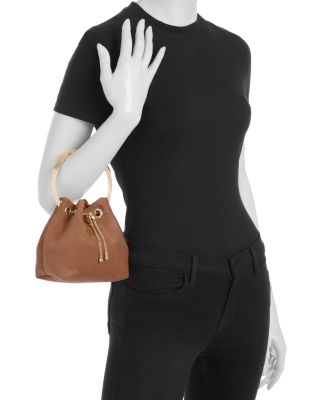 Bon Bon Suede Top Handle Bag