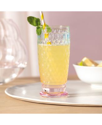 Boston Pearl Crystal Highball Glass 