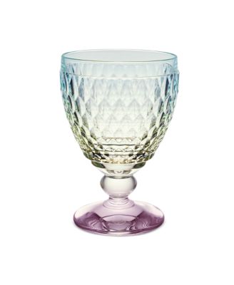 Boston Pearl Crystal Red Wine Glasses, Set of 4