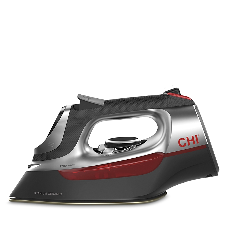 Chi Electronic Clothing Iron With Retractable Cord In Black