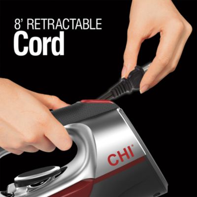 Electronic Clothing Iron with Retractable Cord