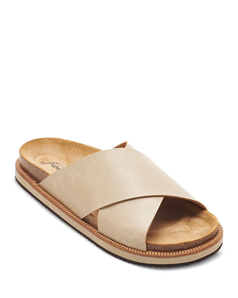 Free People Women's Sidelines Crossover Slide Sandals