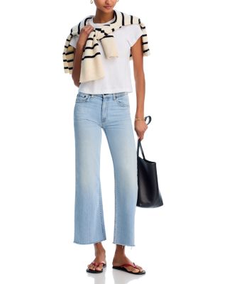 Cropped Wide Leg Jeans in Zuma