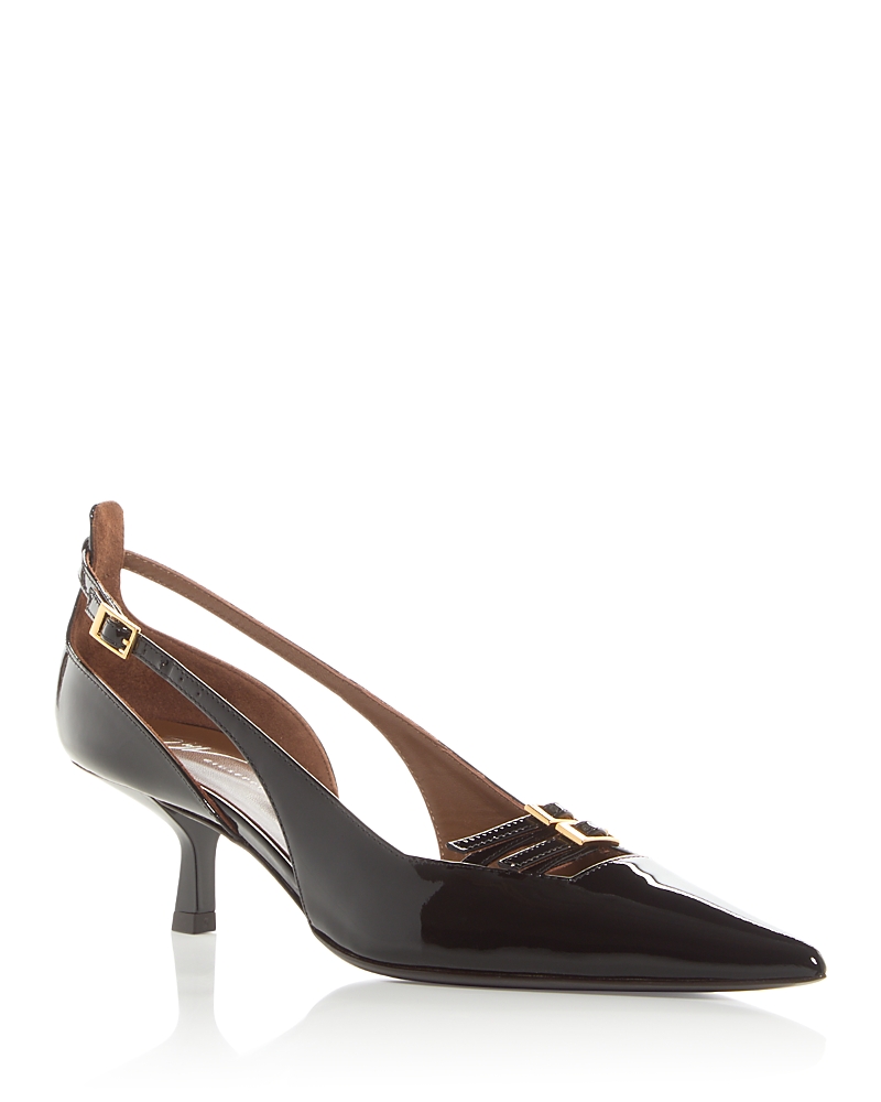 Giuseppe Zanotti Women's Pointed Buckle Pumps In Black