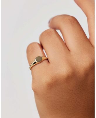 10K Gold Signet Ring