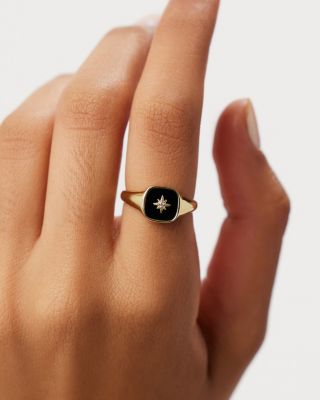 Gold Signet Ring