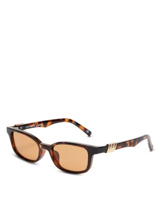Le Specs - Confidential Rectangle Sunglasses, 51mm