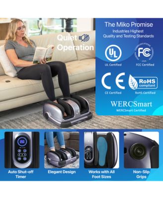 Shiatsu Foot, Calf, and Ankle Massager with Heat