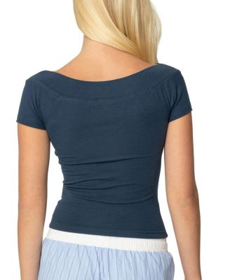 Becca Boat Neck Top
