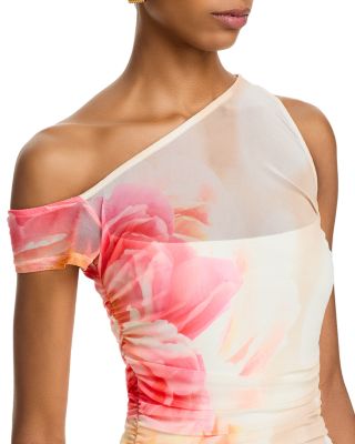 Biona Asymmetrical Ruched Dress