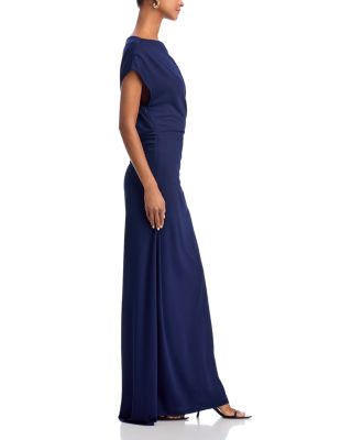 Off-the-Shoulder Ruched Jersey Gown - Exclusive