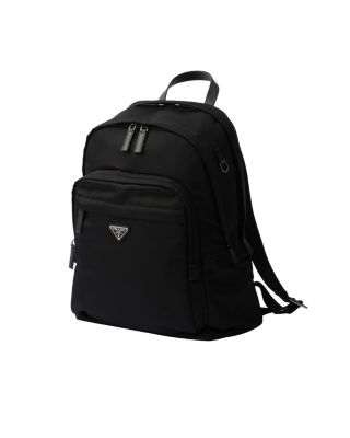 Re-Nylon and Saffiano Leather Backpack
