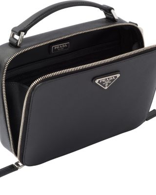  Brique Medium Saffiano Leather Bag