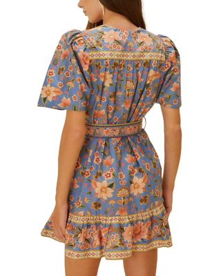 Tapestry Printed Mini Dress