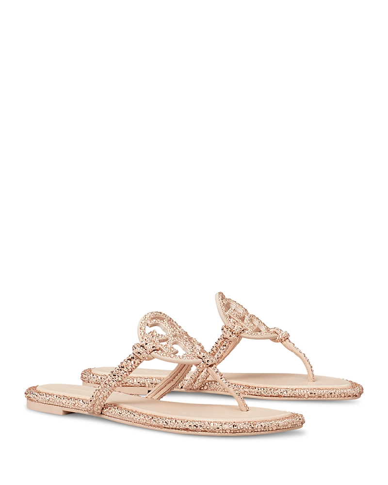 Tory Burch Women's Miller Knotted Embellished Sandals