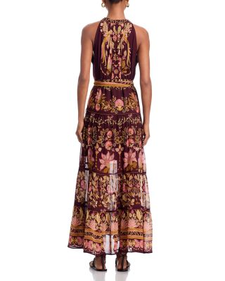 Bella Burgundy Maxi Dress