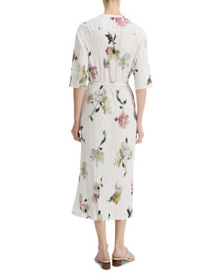 Wilted Peony Pleated Skirt 