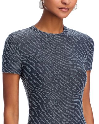 Jacquard Logo Mini Dress