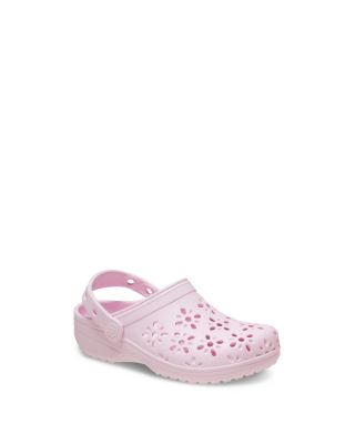 Crocs - Unisex Classic Floral Cut Out Clogs - Toddler, Little Kid, Big Kid