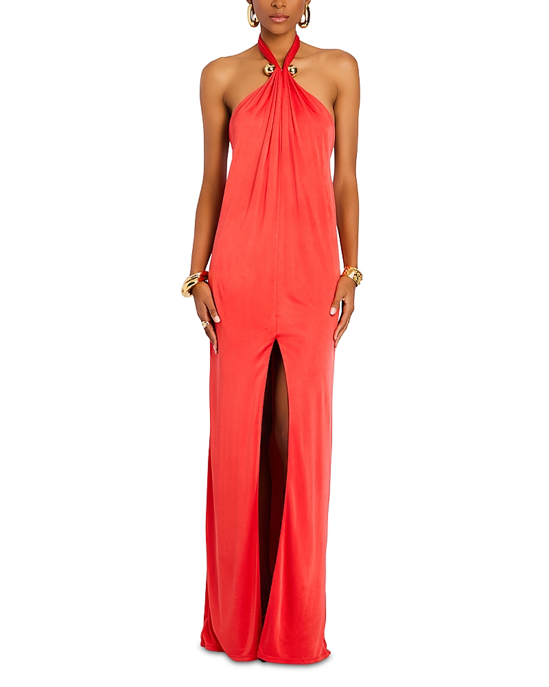 Shop Retroféte Becs Halter Maxi Dress