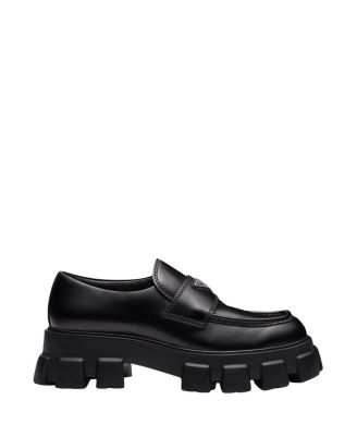 Men's Monolith Brushed Leather Loafers