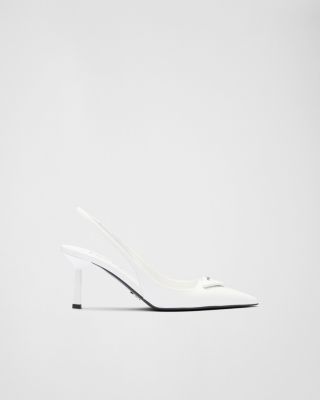 Women's Brushed Leather Slingback Pumps