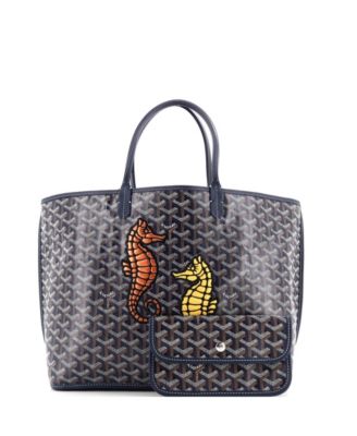  PM Anjou Reversible Tote Embroidered Coated Canvas