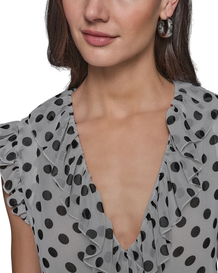 Ruffle Trim Top