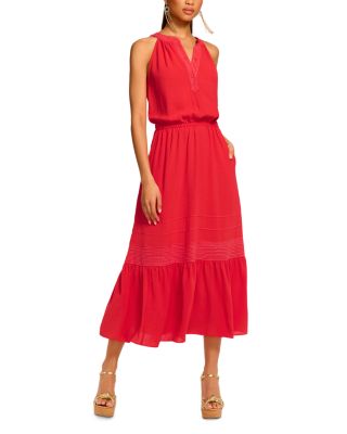 Carmen Tiered Sleeveless Midi Dress