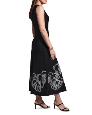 Embroidered Twirl Dress