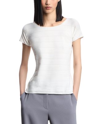 Emporio Armani - Stretch Jersey Jacquard Top