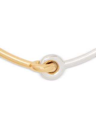 kate spade new york Interlock Structured Collar Necklace, 16"-19"