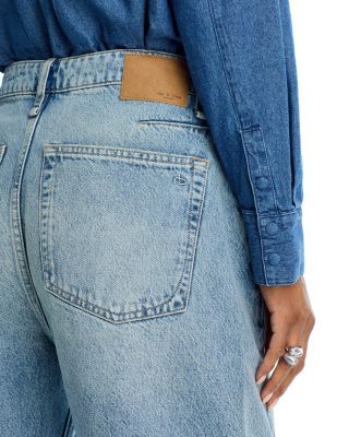 Charlie High Rise Ankle Barrel Leg Jeans in Lou
