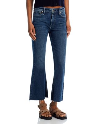 rag & bone - Flexi Dahlia Mid Rise Ankle Flare Leg Jeans in Teo