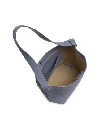 The Essential Bucket Tote in Suede